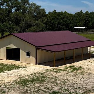 At Brooksville FL metal barns, we provide up to 60ft spans and c
