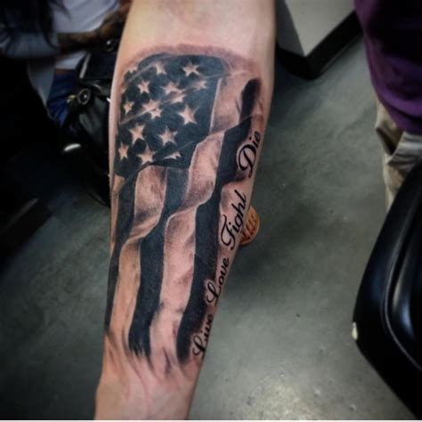 A Maryland flag tattoo is the true mark of the man with a patriotic 