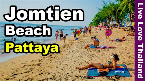 Pattaya Jomtien Beach Thailand Beautiful Calm Beach to ... - YouTube