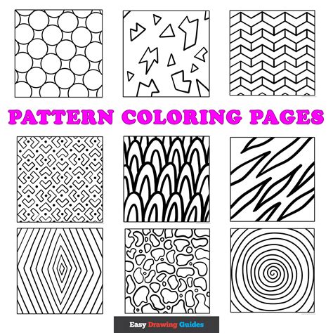 Pattern Coloring Sheets Free