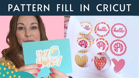Pattern Fill in Cricut Design Space YouTube