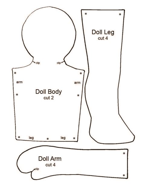 Pattern For Rag Doll Patterns Gallery