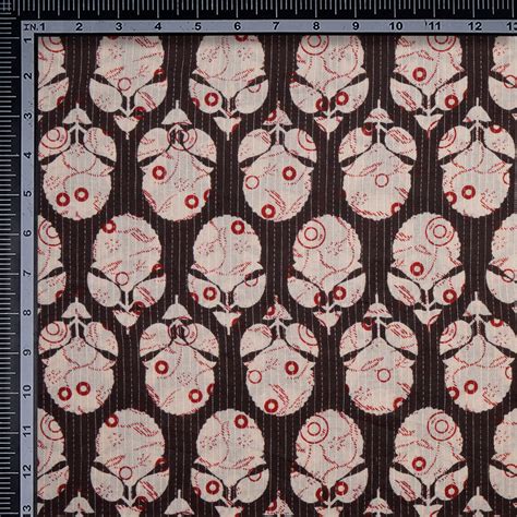 Pattern Screen Printed Fabric