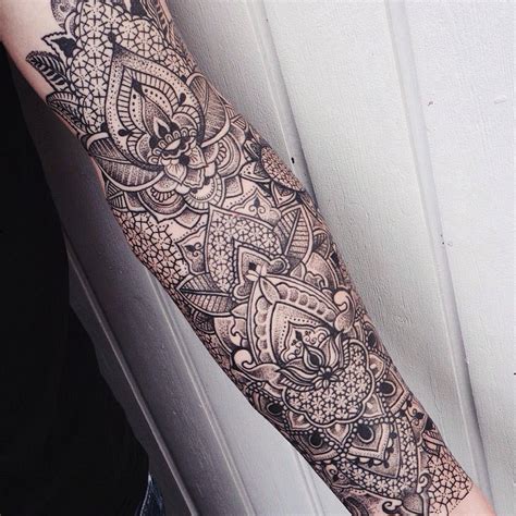 Pattern Sleeve Tattoo