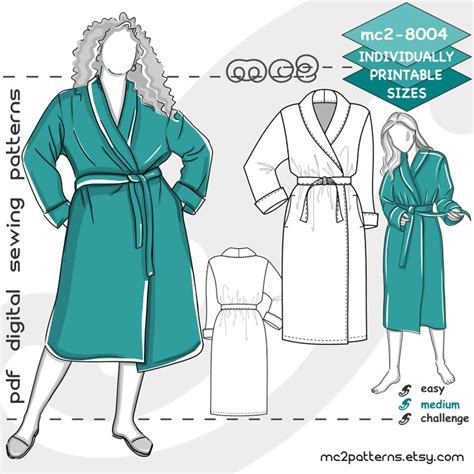 Pattern Steps, Pdf Pattern, Pattern Design, Bathrobe Pattern, Body