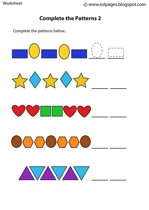 Pattern Worksheets