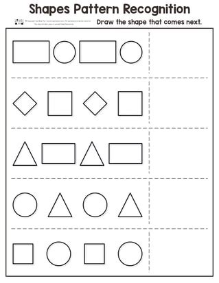 Pattern recognition shapes