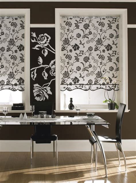 Patterned Window Shades 24 Interior Designs With Patterned Roller
