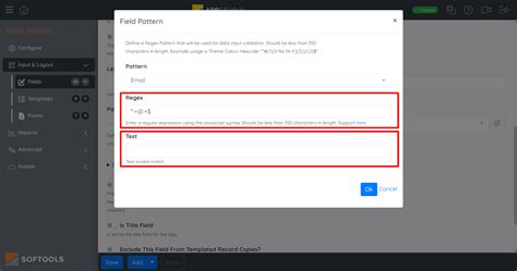 Patterns (Regex) Softools