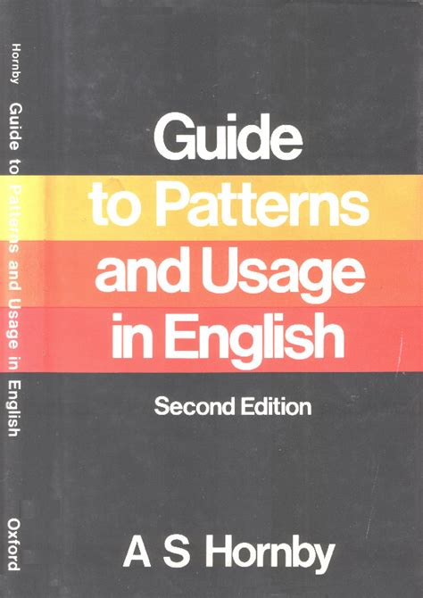 Patterns And S English To A In By Guide Usage Hornby