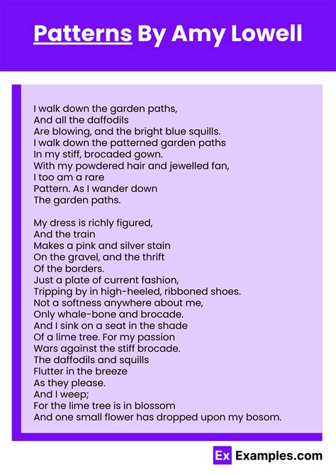 Patterns By Amy Lowell Free Patterns