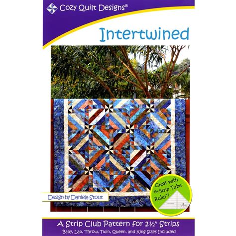 Patterns Cozy Quilt Designs Intertwined Quilt Pattern by Cozy