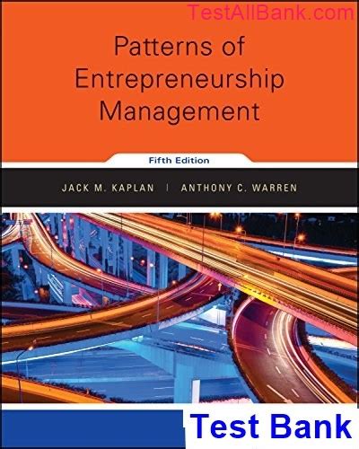 Patterns Of Entrepreneurship Management 5th Edition