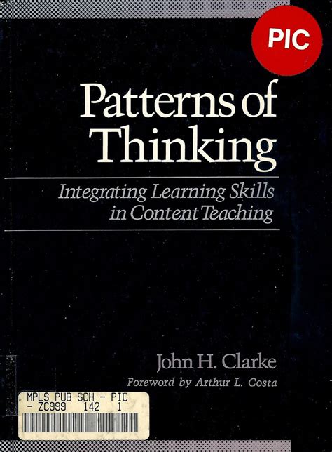 Patterns Of Thinking Integrating Learning Skills In Content Teaching