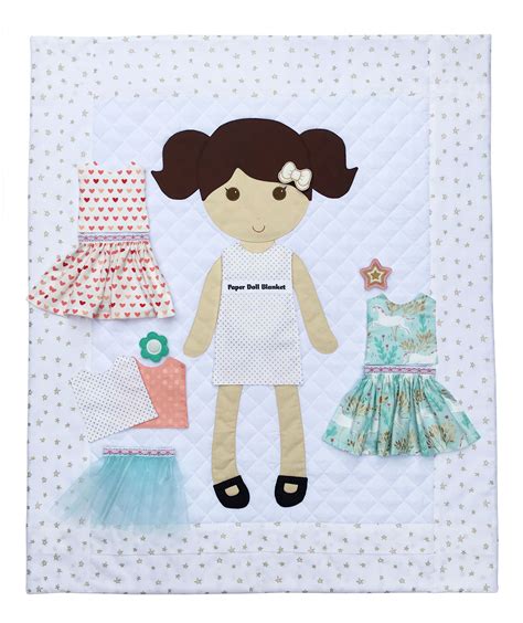 Patterns Paper Doll Blanket