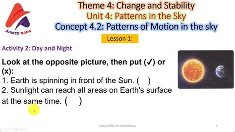 Patterns of Motion in the sky Science G5 T2 Theme 4 Unit 4