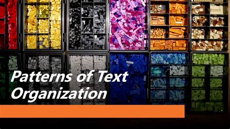 Patterns of Text Organization YouTube