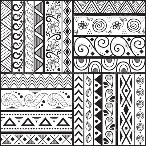Patterns to draw kesilbands