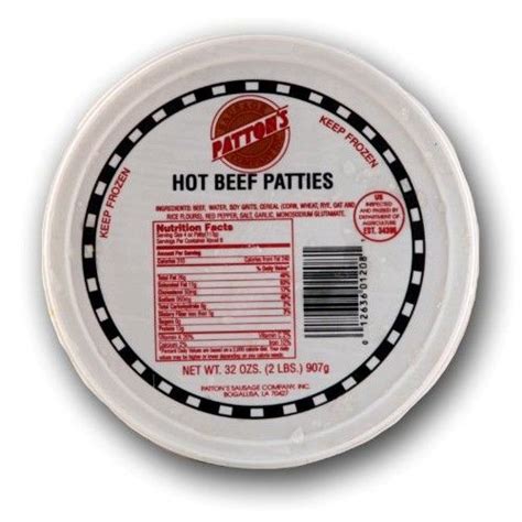 Patton's hot sausage patties. Things To Know About Patton's hot sausage patties. 