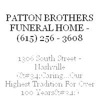 Patton brothers funeral home. .  Find contact information, view maps, and more.  We...