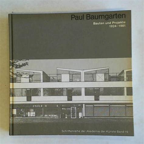 Paul baumgarten, bauten und projekte 1924 1981. - Catálogo de discos de 78 rpm. en la biblioteca nacional..