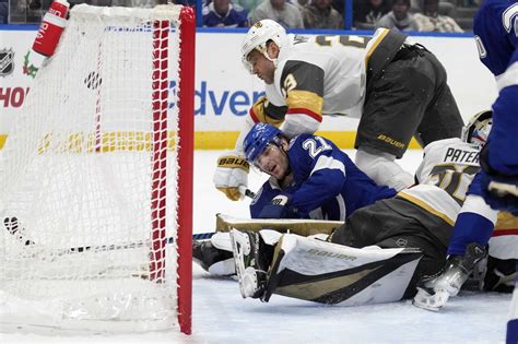 Paul scores with 1:13 to play as Lightning beat Golden Knights 5-4