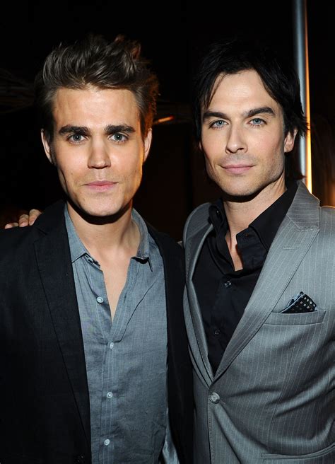 Paul wesley and ian somerhalder. Ian Somerhalder revealed he’s chatted with his former Vampire Diaries co-star Paul Wesley about a potential reboot, which would reunite brothers Damon and Stefan on-screen after the shows ... 