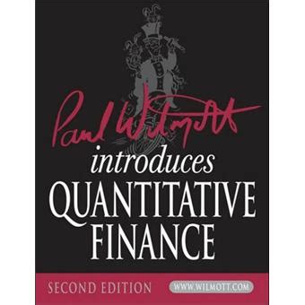 Paul wilmott introduces quantitative finance solution manual. - Cambio social, una contribución a su estudio.