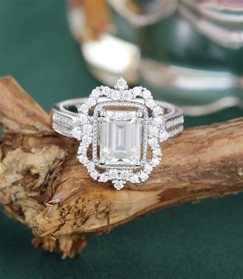 Paulette Douglas Moissanite Ring, You will find a breathtaking selection of  moissanite hip hop jewelry for all occasions.