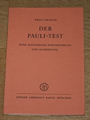Pauli test, seine sachgemässe durchführung und auswertung. - 1987 yamaha 40elh outboard service repair maintenance manual factory.