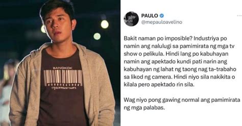 Paulo Avelino appeals against pirating