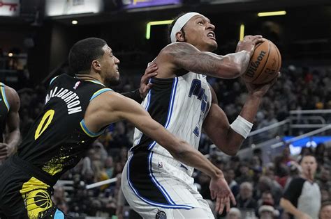 Paulo Banchero scores 34 points, Magic beat Pacers 117-110 to snap 4-game losing streak