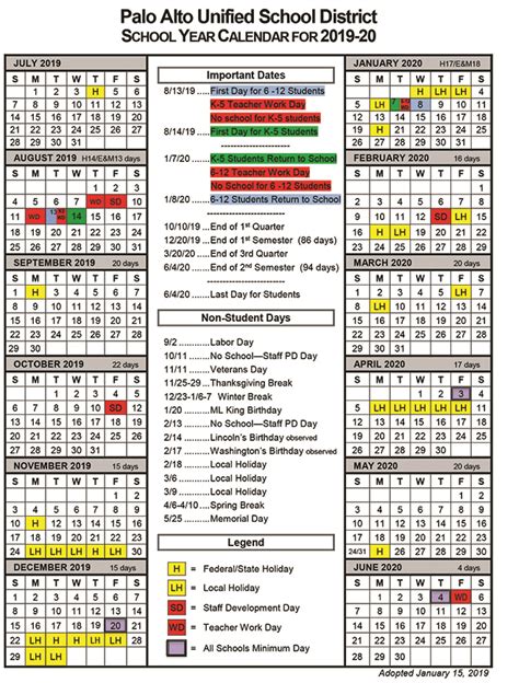 Pausd Calendar 22 23