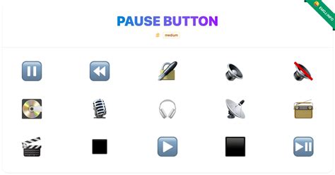Pause Symbol ⏸ Copy & Paste EmojiDB. 