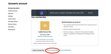 Pause audible membership. May 8, 2020 · HOW TO PAUSE OR CANCEL AUDIBLE MEMBERSHIP IN ONE MINUTE Do you want to cancel your Audible membership and stop getting the monthly charges? If yes continue reading.. Canceling your Audible membership is very easy but a bit tricky. It can also be confusing if you don't know the process. 