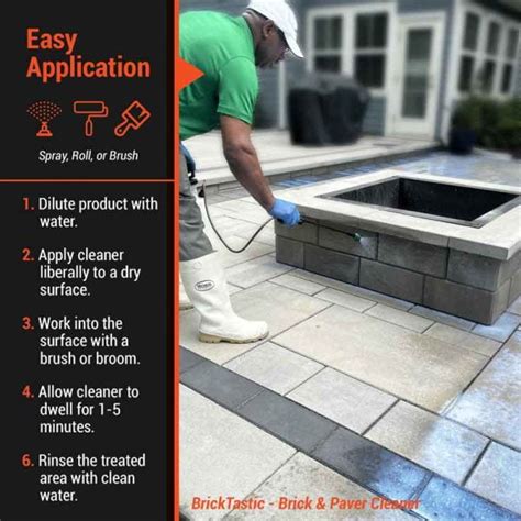 Paver cleaner.  By following this structural guide&mdash; clean thoroughly, let it dry comple...