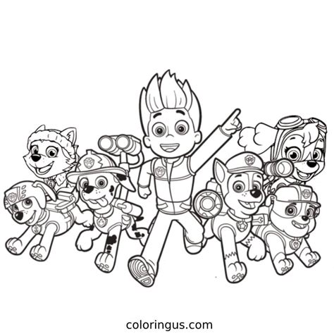 Paw Patrol Coloring Pages Hd Coloring Pages For Adult