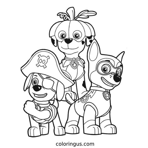 Paw Patrol Free Coloring