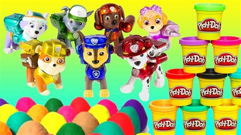 Paw Patrol Play Doh, Surprise Eggs, Play Doh, Stop Motion, …