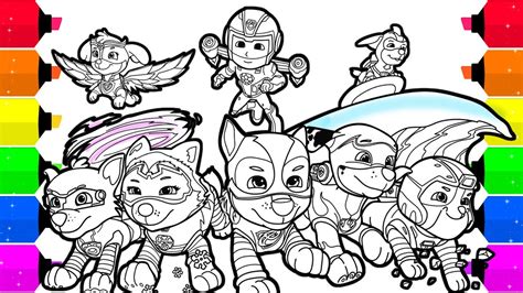 Paw Patrol Super Coloring