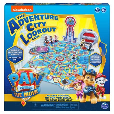 Paw Patrol The Movie - Gioco da tavolo The Adventure City Lookout …