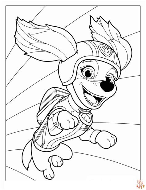 Paw Patrol Coloring Page| Paw Patrol Liberty| Paw Patrol the Movie | Paw Patrol the movie Liberty| Paw Patrol the movie Coloring page| YES-ToysToday on YES-T.... 
