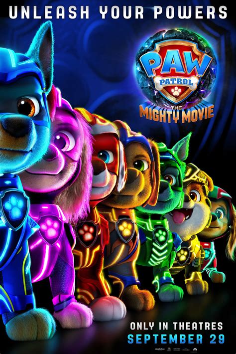 Paw Patrol: The Mighty Movie Animation 2023 1 hr 32 min iTunes Available on iTunes When a magical meteor crash lands in Adventure City, it gives the PAW Patrol pups superpowers, transforming them into The MIGHTY PUPS! But they face their mightiest challenge yet when the pups' archrival Humdinger breaks out of jail …. 