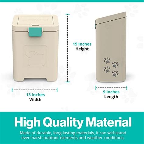 Pawpail pet waste station.  This trash can is specifically designed to s...