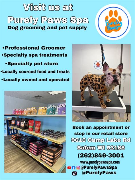 Paws and spas. Doggy Daycare in the morning and spa treatment in the afternoon! Sm $55+ Med $65+ Lg: $75+ XL: $85+ Your pup will come home pooched and smelling fresh! Plus gst. Price includes daycare and bath/fluff services. ... Paw Springs is amazing!! Tucker has been going for 7 years, since he was a puppy. The staff are beyond wonderful, very caring and ... 