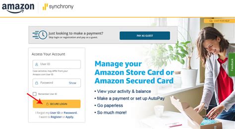 Pay Amazon Card Online Synchrony