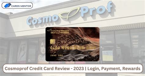 Pay cosmoprof credit card; Cosmoprof credit