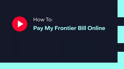 Pay frontier bill. Things To Know About Pay frontier bill. 
