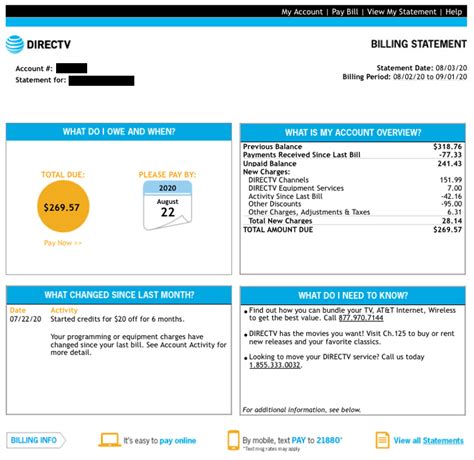 Being charged for services after cancelling. Let’s start at the beginning.... I have been a customer with Directv since circa 2005. Always pay my bill in full and on time. Recently I discovered that I could save $160/mo by switching to a new provider and still get the same channels. Upon contacting AT&T, they were unable to match the deal so .... Pay my directv bill