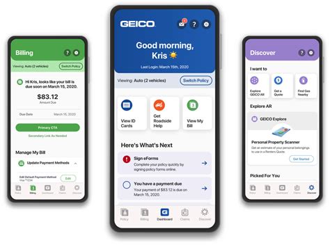 Download The GEICO Mobile App. While you’re moving cards to your phone, download the award-winning GEICO Mobile app. You can view and save your policy ID cards right onto your smartphone—that’s one less card you will have to keep track of! You can also make policy payments, request roadside service and more right from the app. By Joe Dyton.. 